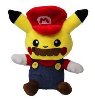 Pokémoni - Pluszak Pokemon Go Super Mario Pikachu 20cm
