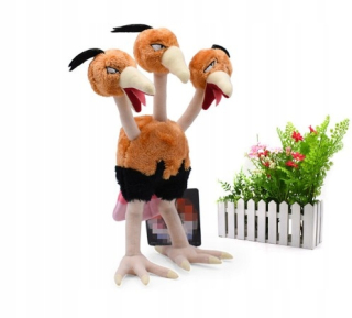 Pokémoni - Pluszak Pokemon Pikachu Dodrio Stuś Bird 30cm