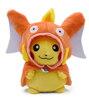 Pokémoni - Pluszak Pokemon Pikachu Magicarp Fish Cosplay 20cm