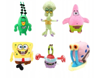 Spongebob - Nickelodeon SpongeBob Patryk Crab 6ks