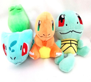 Pokémoni - Pokemon Pikachu Charmander Squirtle 3ks