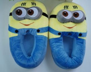 Mimoni  - Plyšové papuče Rozprávkové Tale Minion Gru Bob Veľkosť 40