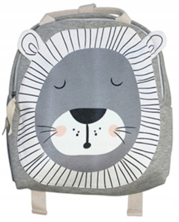 Detský batoh - Plush Bathpack School School Bag ZOO Elephant Lion