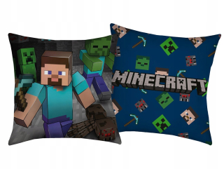 MINECRAFT - Vankúš 40x40 Minecraft Polyester