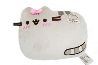 Pusheen - Passheen maskot vankúš mačka s lukom