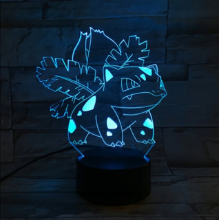 Pokémoni - Pokemon 3D LED nočné lampy ISSAUR