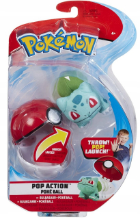 Pokemon Bulbasaur Pop akčná figúrka + Pokéball