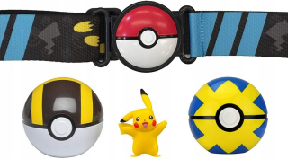 Pokémoni - Pokemon klip 'n' go poke guľôčkový pás + pikachu figurín