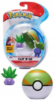 Pokemon Clip 'N' Go - figúrka Oddyshe + Pokéball