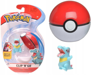 Pokémoni - Pokemon Obrázok TOTIODILE CLIP N Choď na Pokeball Belt