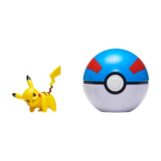 Pokémoni - Pokemon Figurine - Pikachu + Pokeball