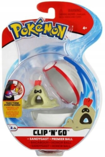 Pokémoni - Pokemon Figurine - SandyGast + Pokeball