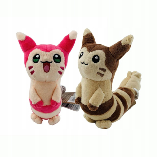Pokémoni - Pokemon Go Mascot Furret Plush 12cm 2 Pak