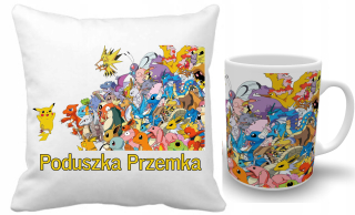 Pokémoni - Pokemon Pikaczu Set Cushion + MUG + NAME