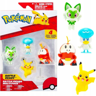 Pokémon Zoznam 4 Obrázok Pikachu Quaxly Fuecoco Sprigatito