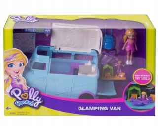 POLLY POCKET- Polly Pocket FTP74 Camper Camper Doll Cottage