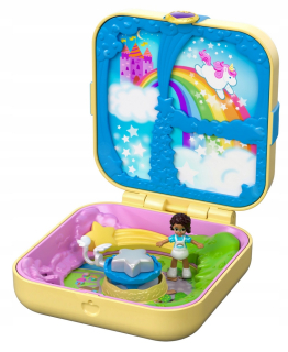 POLLY POCKET- Polly Pocket GDK79 Pozemok Unicorn skrytých svetov