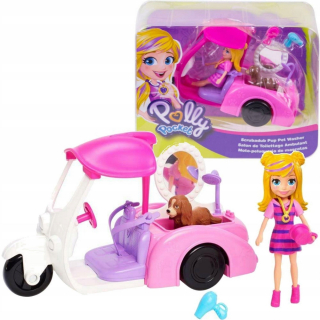 Polly Pocket Kolobežka na Umývanie Psov