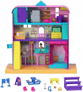 POLLY POCKET- Polly Pocket School Set Pollyville GHY51