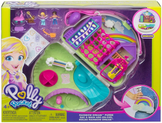 POLLY POCKET- Polly Pocket Bag Compact Rainbow GKJ65 GKJ63
