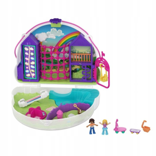 POLLY POCKET- Polly vrecková kabelka kompaktná dúha GKJ65 Mattel