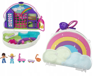 POLLY POCKET- Polly Pocket Rainbow Bag + Doll Mattel GKJ65
