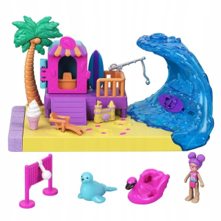 POLLY POCKET- Polly Pocket Holiday Beach Kit GTM68 GTM66