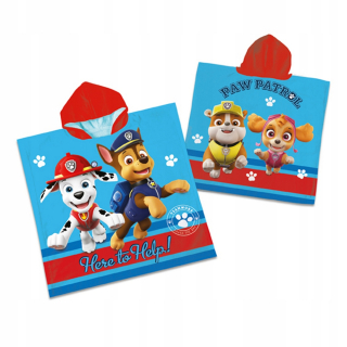 PAW Patrol - Poncho uterák 60x120 DOG BABY PATROL