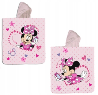 Minnie Mouse - Poncho Bath Uterák 60x120 Minnie Mouse