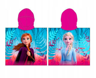 Elsa Frozen - Ponzeczno uterák mrazená krajina ľadu Elza pončo