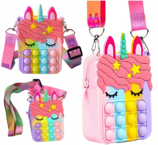 Pop It Push Bubble Bag Ballet s vreckom
