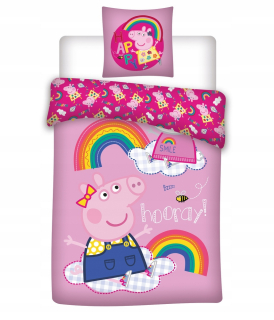 Pepa Pig - Posteľná bielizeň 100x135 PAG PEPPA PAG SUZIE RUG 14D