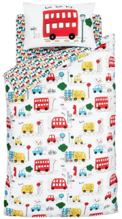 McQueen - Posteľná bielizeň 120x150 áut Autá Autobusy Autobusy
