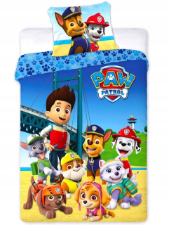 PAW Patrol - Posteľná bielizeň 135 × 200 pes hliadka hliadky hliadka