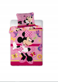 Minnie Mouse - Linen 135x100 Detské 100x135 pre posteľ 2EL