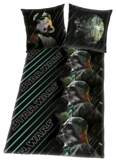 STAR WARS - Linen 135x200 Star Wars Łotr 1 Rogue One Black