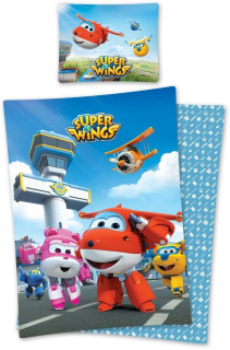 SUPER WINGS - Posteľná bielizeň 135x200 Super Wings Airplanes 02D Promotion