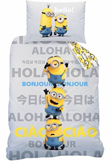 Mimoni - Linen 140x200 Minions z bavlny 100%