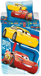 McQueen - Posteľná bielizeň 140x200 áut Autá Autobusy Autobusy