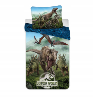 Jurský svet - Linen 140x200 Dinosaurus T-Rex Jurassic World 08