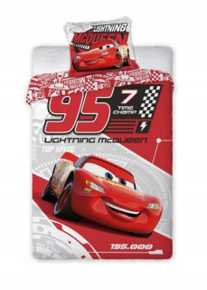 McQueen - Linen 140x200 Dvojstranné autá Cu Arcus Zigzak Słomek