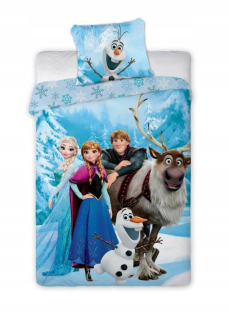 Elsa Frozen - Linen 140x200 Land of Ice Frozen Elsa Anna117 90