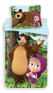 Máša a medveď - Linen 140x200 Masha a medveď mesha 12