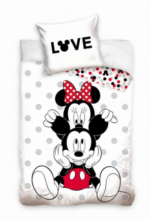 Minnie Mouse - Linen 140x200 myš Minnie Mickey Bajkowa
