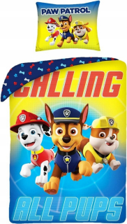 PAW Patrol - Linen 140 × 200 pes Patrol Paw Chase Marshall