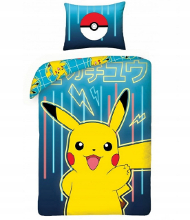 Pokémoni - Linen 140x200 bavlna Pokemon Pikachu