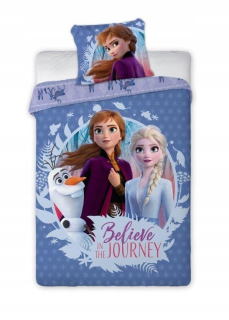 Elsa Frozen - Linen 160x200 Land of Ice Frozen Elsa Anna 08