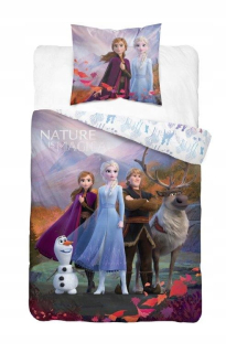 Elsa Frozen - Linen 160x200 Pozemok Ice Frozen Elsa Anna 32D