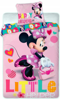 Minnie Mouse - Posteľná bielizeň 160x200 myš Minnie bavlnené deti