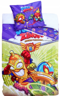 SUPER ZINGS - Posteľná bielizeň 160x200 Super Zingsssyssy Enigma Profeso